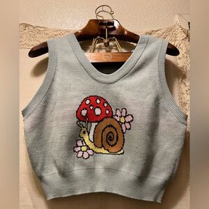 Hot Topic Multicolor Knit Vest